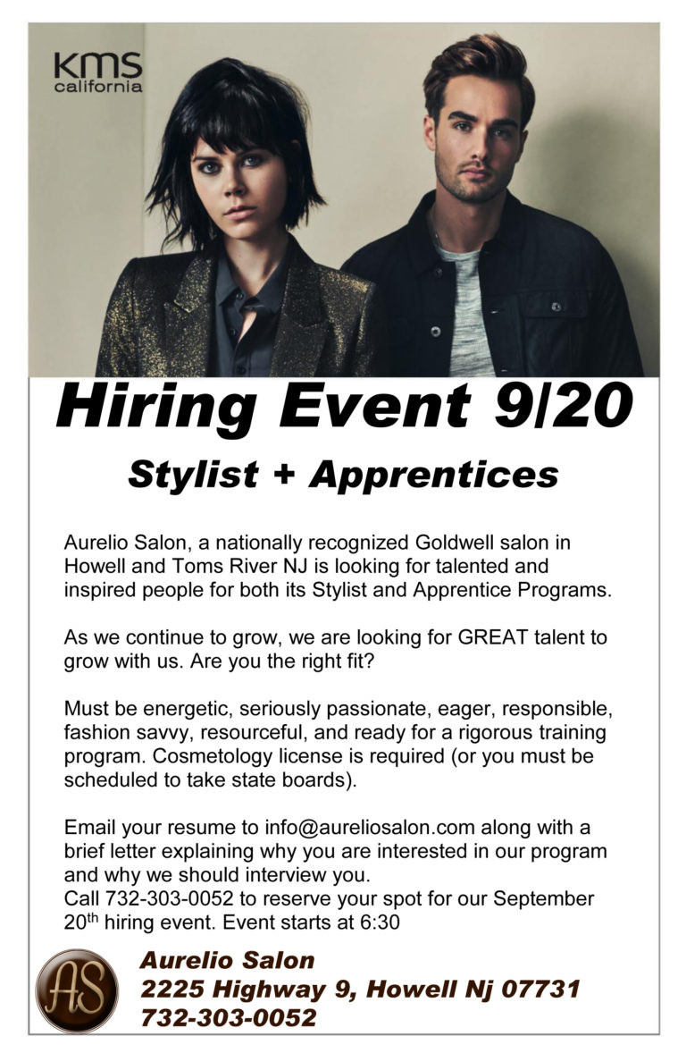 hiring-event-aurelio-salon-spa