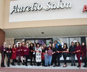 Aurelio Salon and Spa storefront in Howell, NJ