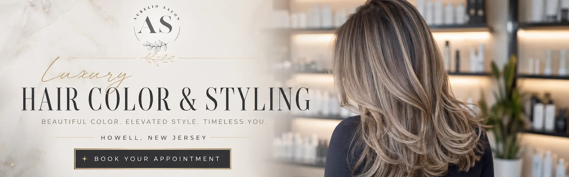 Hair color and styling services at Aurelio Salon Howell NJ