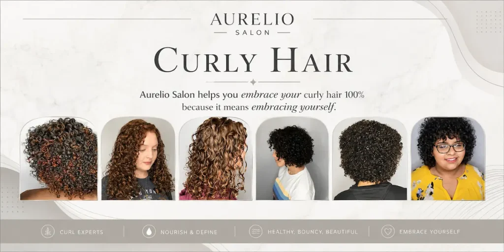 Curly hair consultation at Aurelio Salon and Spa Howell NJ