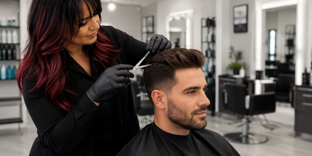 Men's haircut and grooming services at Aurelio Salon in Howell, NJ