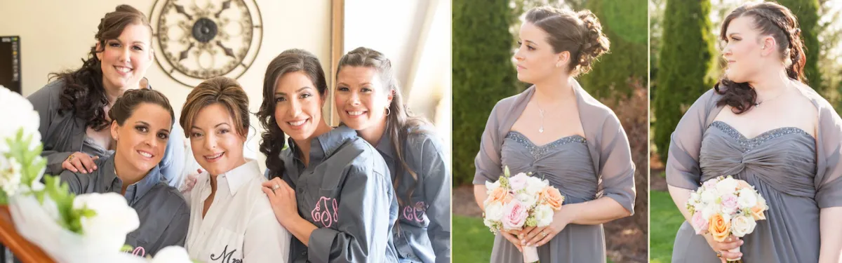 Wedding hair and bridal party styling at Aurelio Salon Howell New Jersey